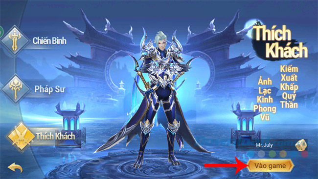 Đặt tên cho nhân vật trong Thần Khúc Mobile