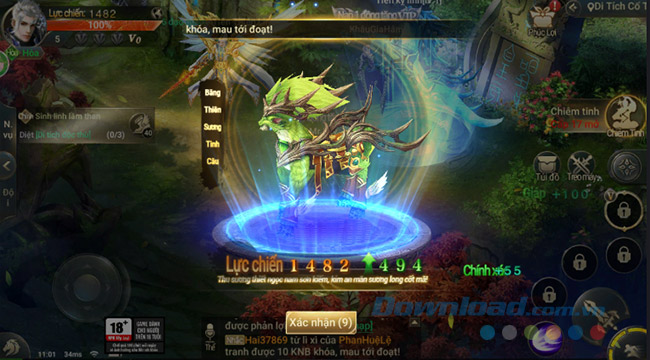 Thần Thú trong game tiên hiệp Thần Khúc Mobile