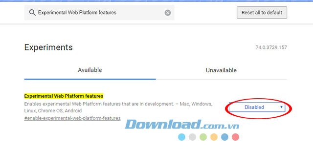 Bật tính năng ẩn trên Google Chrome