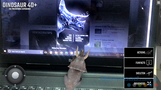 Điều khiểu mô hình khủng long Dinosaurs 4D+