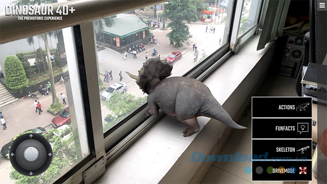 Ứng dụng tạo mô hình khủng long 4D