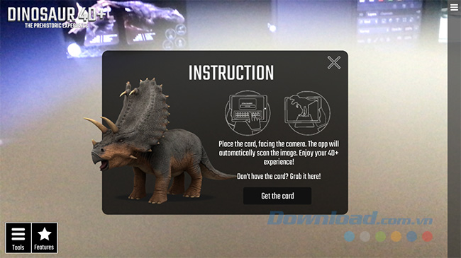 Hướng dẫn sử dụng Dinosaurs 4D+