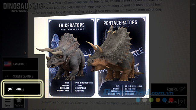 Cách sử dụng Dinosaurs 4D+