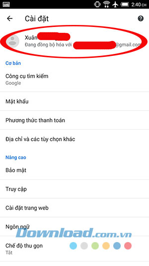 Kiểm tra hoạt động tài khoản cá nhân