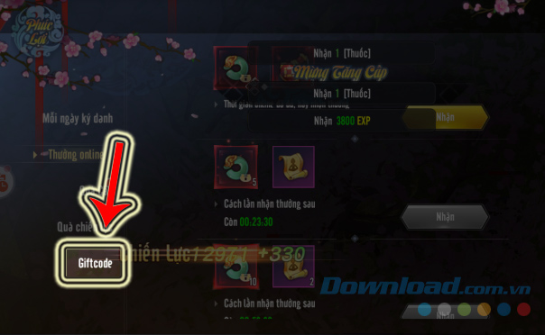 Giao diện Phúc Lợi