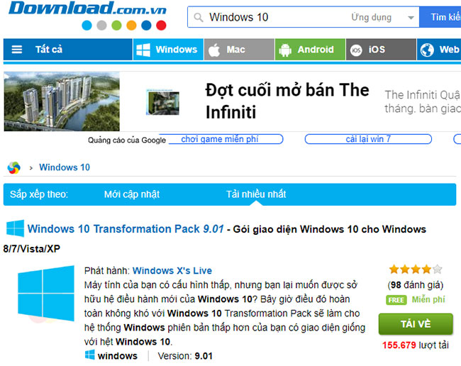 Tải file ISO từ Download.com.vn