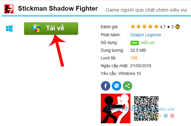 Tải Stickman Shadow Fighter về máy tính