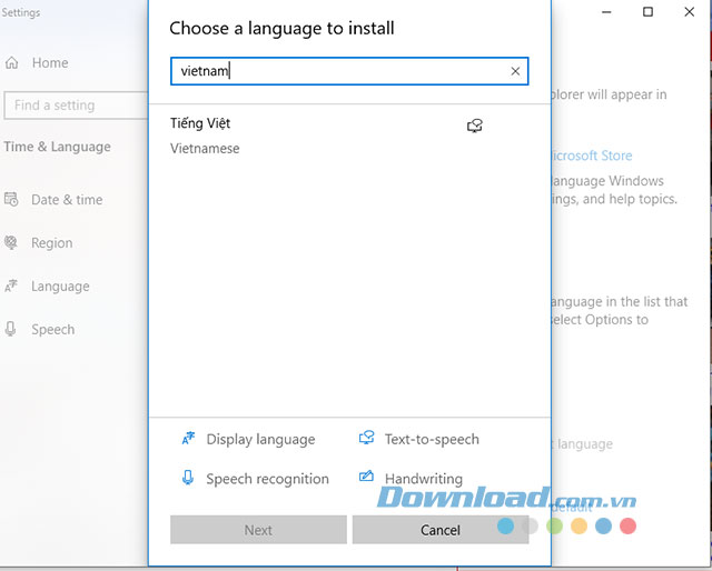 Thêm tiếng Việt cho bộ gõ