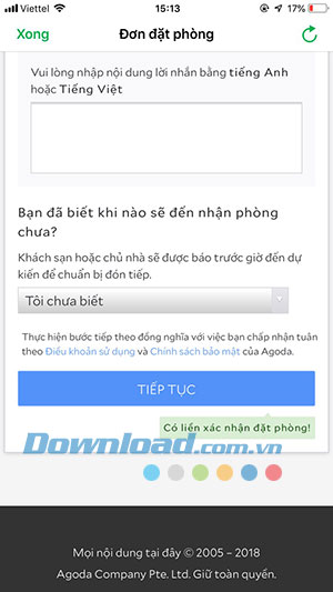 Nội dung yêu cầu