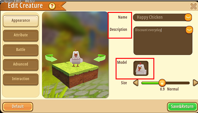 Chọn nhân viên bán hàng trong Mini World: Block Art