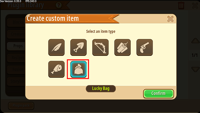 Biểu tượng túi may mắn