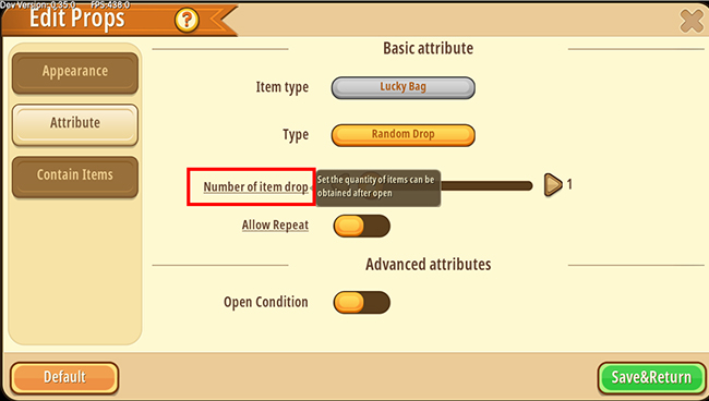 Số lượng quà tặng trong túi may mắn game Mini World: Block Art