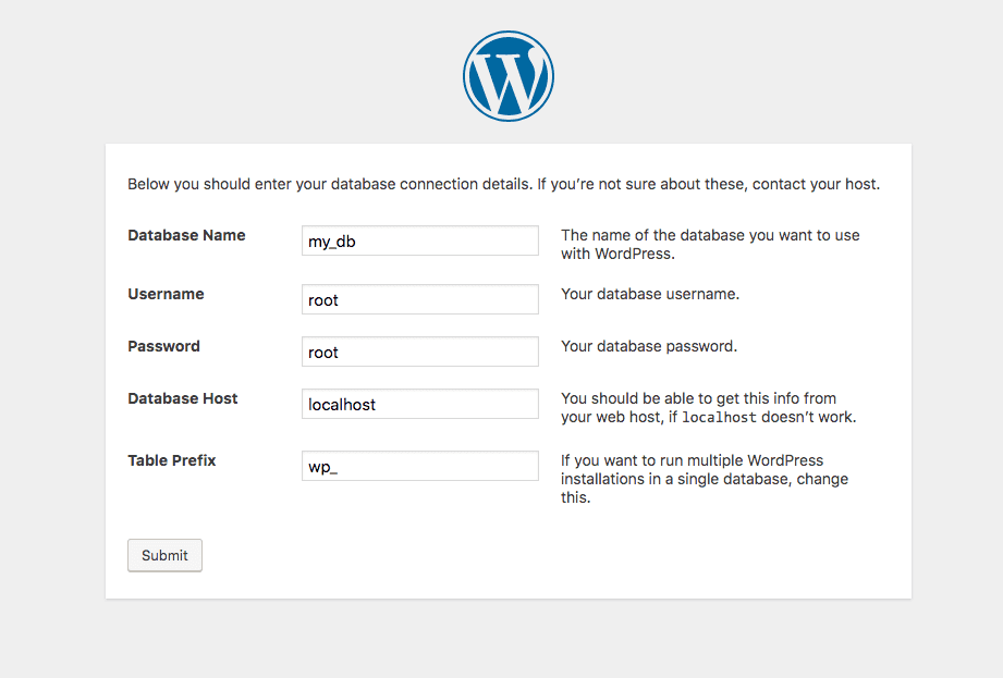 Cung cấp thông tin yêu cầu để hoàn tất cài đặt