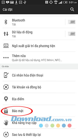 Hướng dẫn tắt bảo mật