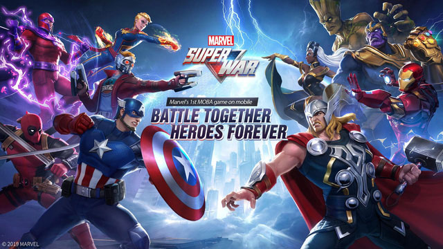 Bắt đầu chơi game Marvel Super War