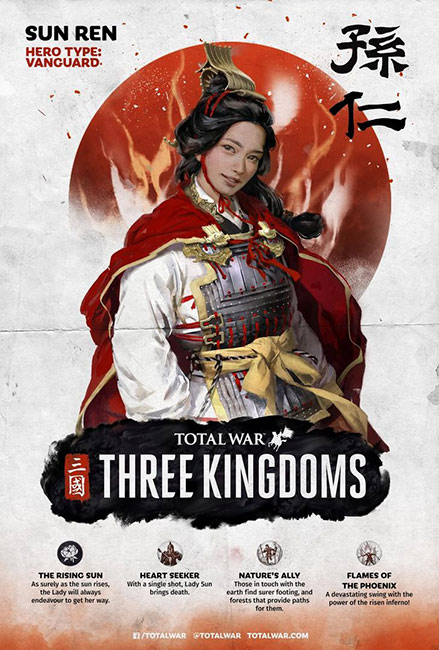 Tướng thuộc lớp Vanguard trong Total War Three Kingdoms 