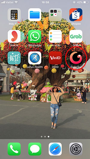 Tạo shortcut GameVui trên iPhone