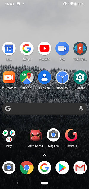 Biểu tượng GameVui ngoài màn hình chính