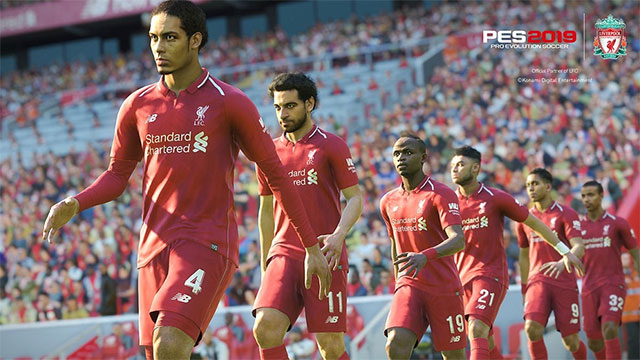 Đội hình Liverpool trong game bóng đá PES