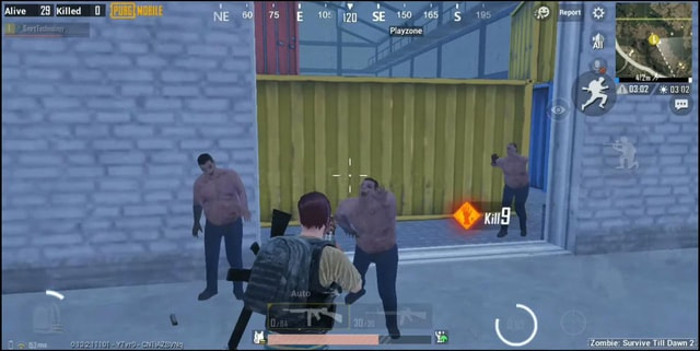 Zombie công nhân của PUBG Mobile 0.13