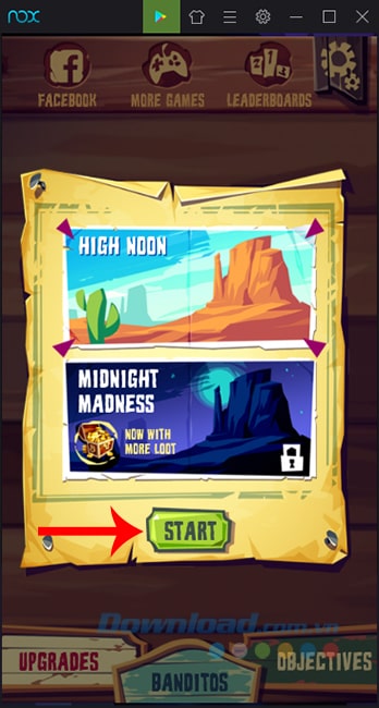 Chọn màn chơi Run & Gun: Banditos