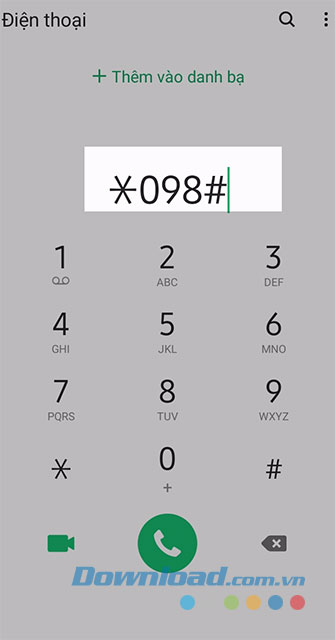 Bấm gọi *098#