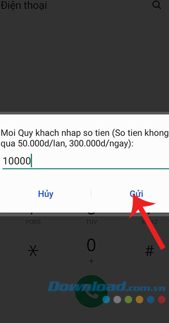 Nhập số tiền 