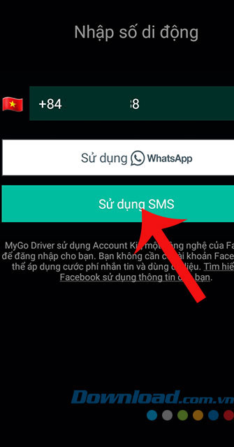 Chọn phương thức xác nhận