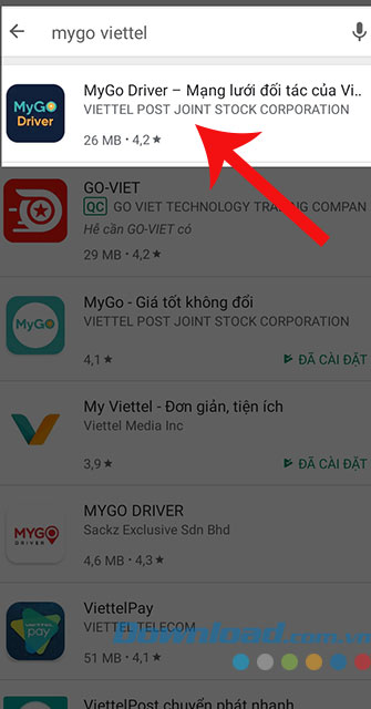 Gõ từ khóa và tìm kiếm