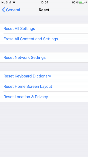 Reset iPhone đơn giản