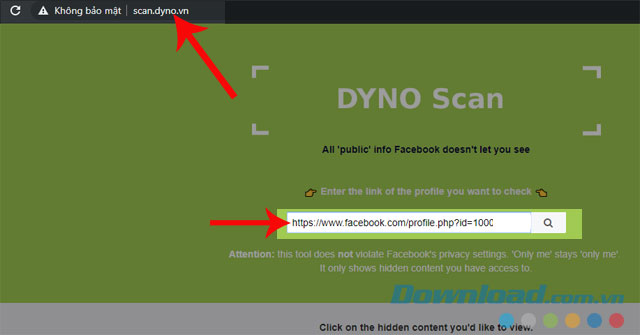 Truy cập vào trang Web