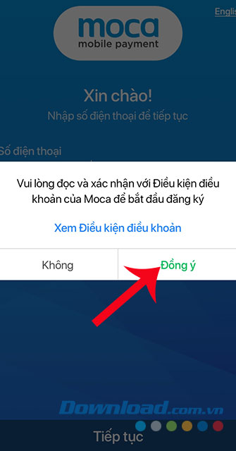 Đồng ý điều khoản