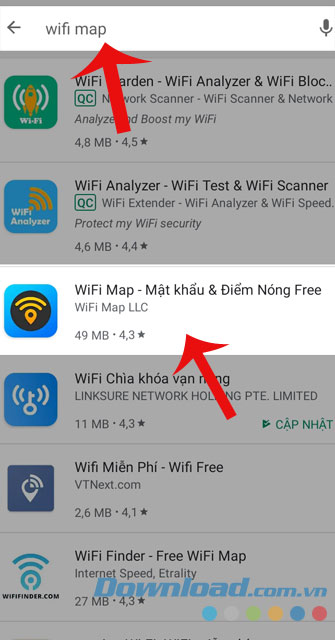 Gõ từ khóa