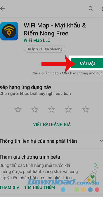 Nhấn Cài đặt