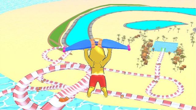 Game trượt nước nhiều người chơi Aquapark.io