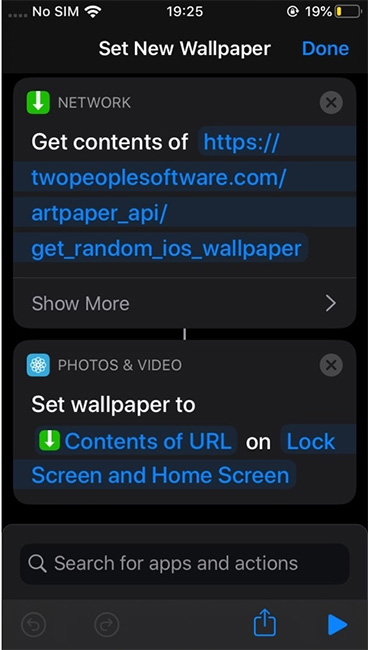 Chọn nguồn lấy hình nền
