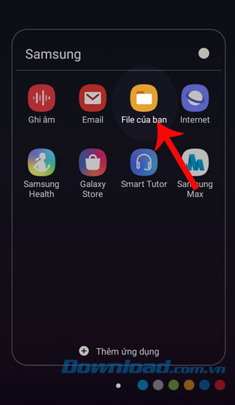 Mở File của bạn 