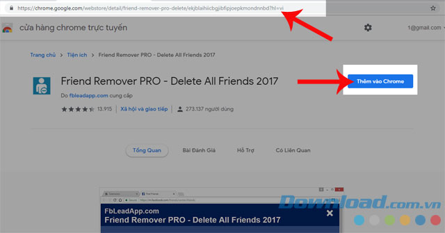  Nhấn thêm vào Chrome