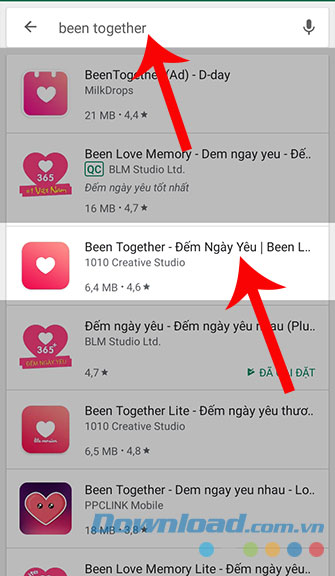 Gõ từ khoá và tìm kiếm