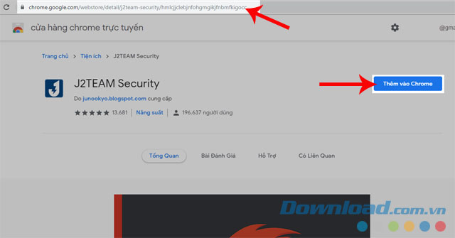 Nhấn Thêm vào Chrome