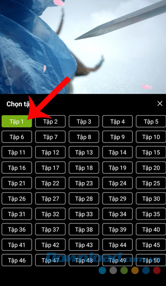 Chọn tập phim mà bạn muốn xem