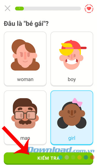 Làm bài kiểm tra