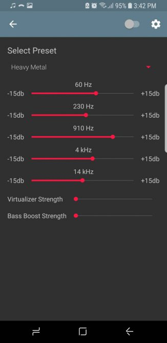 Điều chỉnh âm thanh trên Shuttle Player