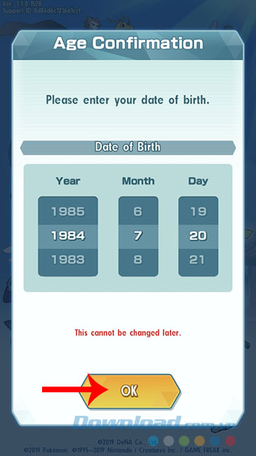 Độ tuổi của người chơi Pokemon Masters