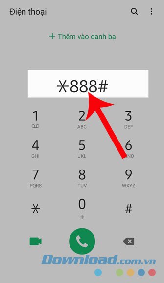 Nhấn *88# và gọi