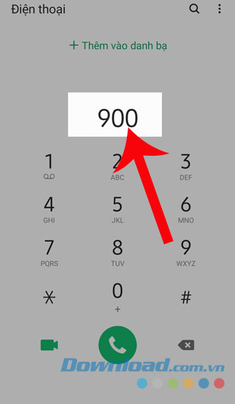 Nhấn gọi 900