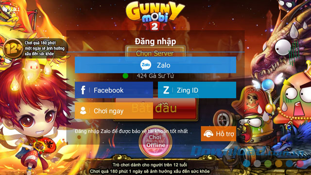 Đăng nhập tài khoản 