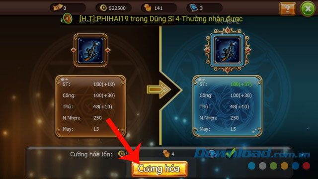 Bấm Cường hóa