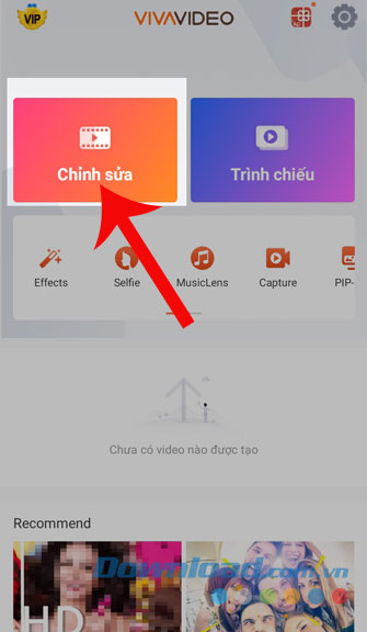 Nhấn vào Chỉnh sửa
