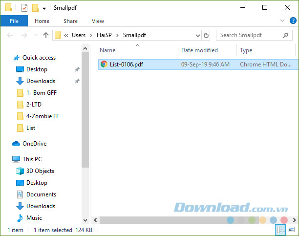 Vị trí lưu file trên máy tính